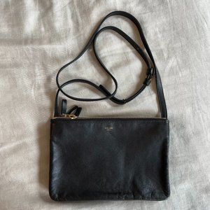 Celine Leather Trio Crossbody Bag